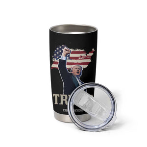 Trump Vance 2024 Tumbler Cup For President VP USA Election Patriotic US Flag Eagle TB10 Print Your Wear