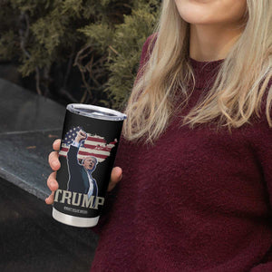 Trump Vance 2024 Tumbler Cup For President VP USA Election Patriotic US Flag Eagle TB10 Print Your Wear