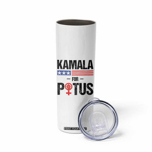 Harris 2024 Madam President Skinny Tumbler Kamala For Potus TB10 Print Your Wear