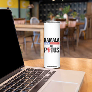 Harris 2024 Madam President Skinny Tumbler Kamala For Potus TB10 Print Your Wear