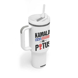 Harris 2024 Madam President Tumbler With Handle Kamala For Potus TB10 Print Your Wear