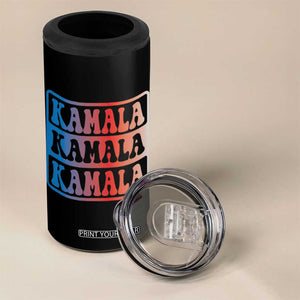 Harris 2024 4 in 1 Can Cooler Tumbler Kamala Madam President USA America 2024 Election TB10 Print Your Wear