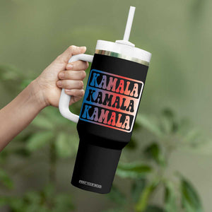 Harris 2024 Tumbler With Handle Kamala Madam President USA America 2024 Election TB10 Print Your Wear