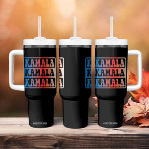 Harris 2024 Tumbler With Handle Kamala Madam President USA America 2024 Election TB10 Print Your Wear