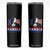 Kamala Madam President Skinny Tumbler Harris 2024 American Flag TB10 Black Print Your Wear