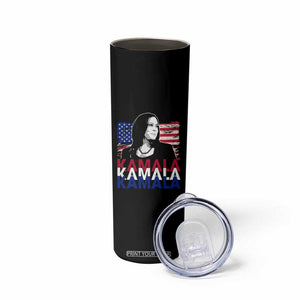 Kamala Madam President Skinny Tumbler Harris 2024 American Flag TB10 Print Your Wear