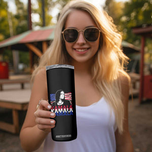 Kamala Madam President Skinny Tumbler Harris 2024 American Flag TB10 Print Your Wear