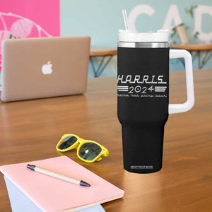 Kamala Harris 24 President Tumbler With Handle We're Not Going Back 47 th President USA America 2024 Election TB10 Print Your Wear