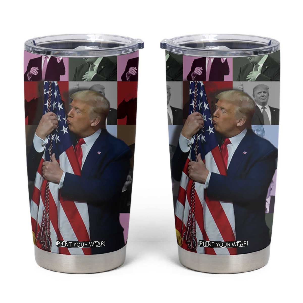 Donald Trump 2024 Tumbler Cup 45 47 President Eras 4547 Take American Back TB10 White Print Your Wear