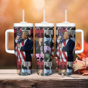 Donald Trump 2024 Tumbler With Handle 45 47 President Eras 4547 Take American Back TB10 Print Your Wear