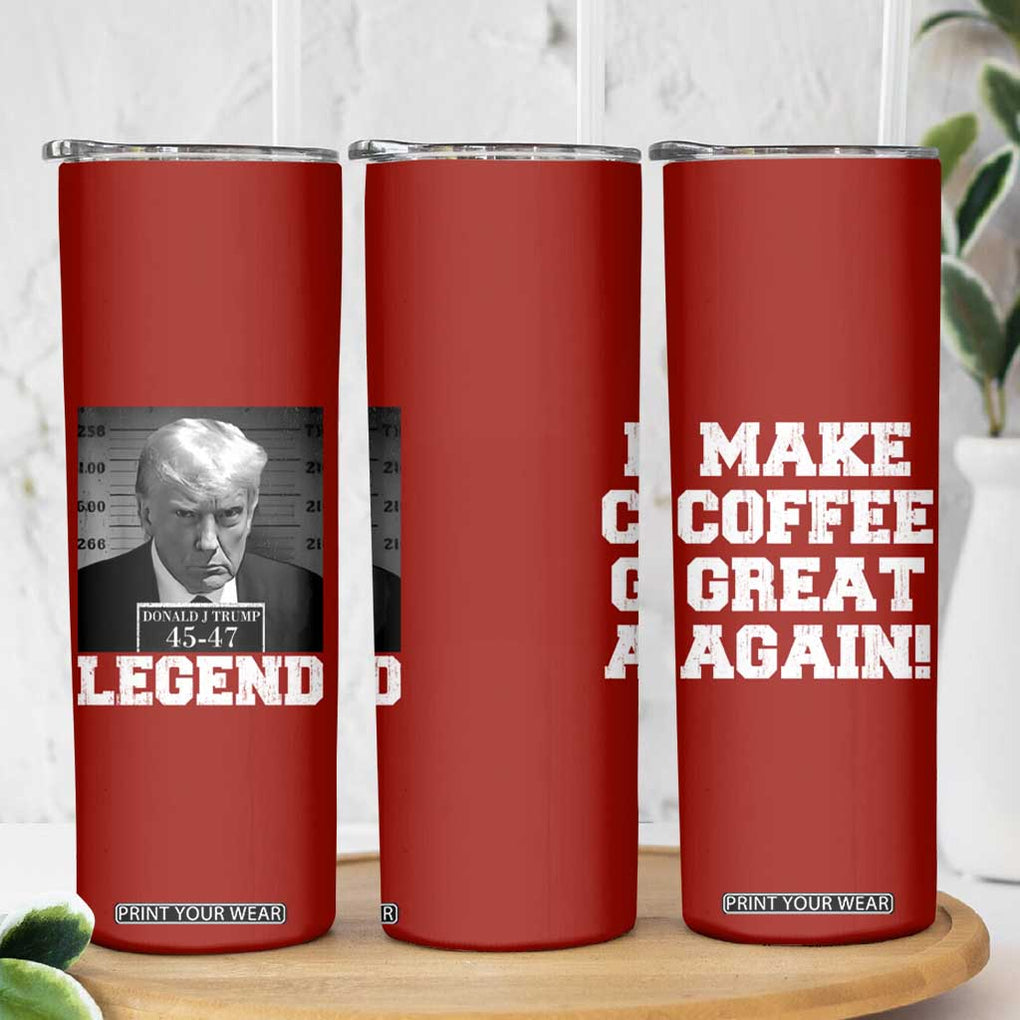 Trump Mug Shot Skinny Tumbler Make Coffee Great Again Mugshot Trump Coffee Mugs Gifts TB10 Print Your Wear