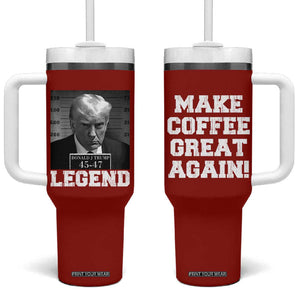 Trump Mug Shot Tumbler With Handle Make Coffee Great Again Mugshot Trump Coffee Mugs Gifts TB10 One Size: 40 oz Red Print Your Wear