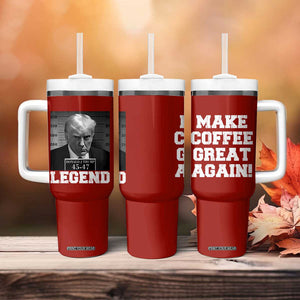 Trump Mug Shot Tumbler With Handle Make Coffee Great Again Mugshot Trump Coffee Mugs Gifts TB10 Print Your Wear