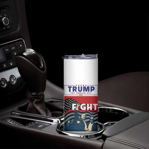 Donald Trump 2024 Skinny Tumbler Trump Assassination Attempt Fight Never Surrender Make America Great 2024 Campaign President Election TB10 Print Your Wear