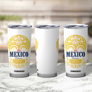 Viva Mexico Cabrones Sugar Skull Tumbler Cup Independence Day Mexico Mexican Beer TB10 Print Your Wear