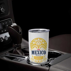 Viva Mexico Cabrones Sugar Skull Tumbler Cup Independence Day Mexico Mexican Beer TB10 Print Your Wear