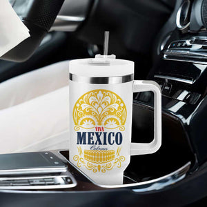 Viva Mexico Cabrones Sugar Skull Tumbler With Handle Independence Day Mexico Mexican Beer TB10 Print Your Wear