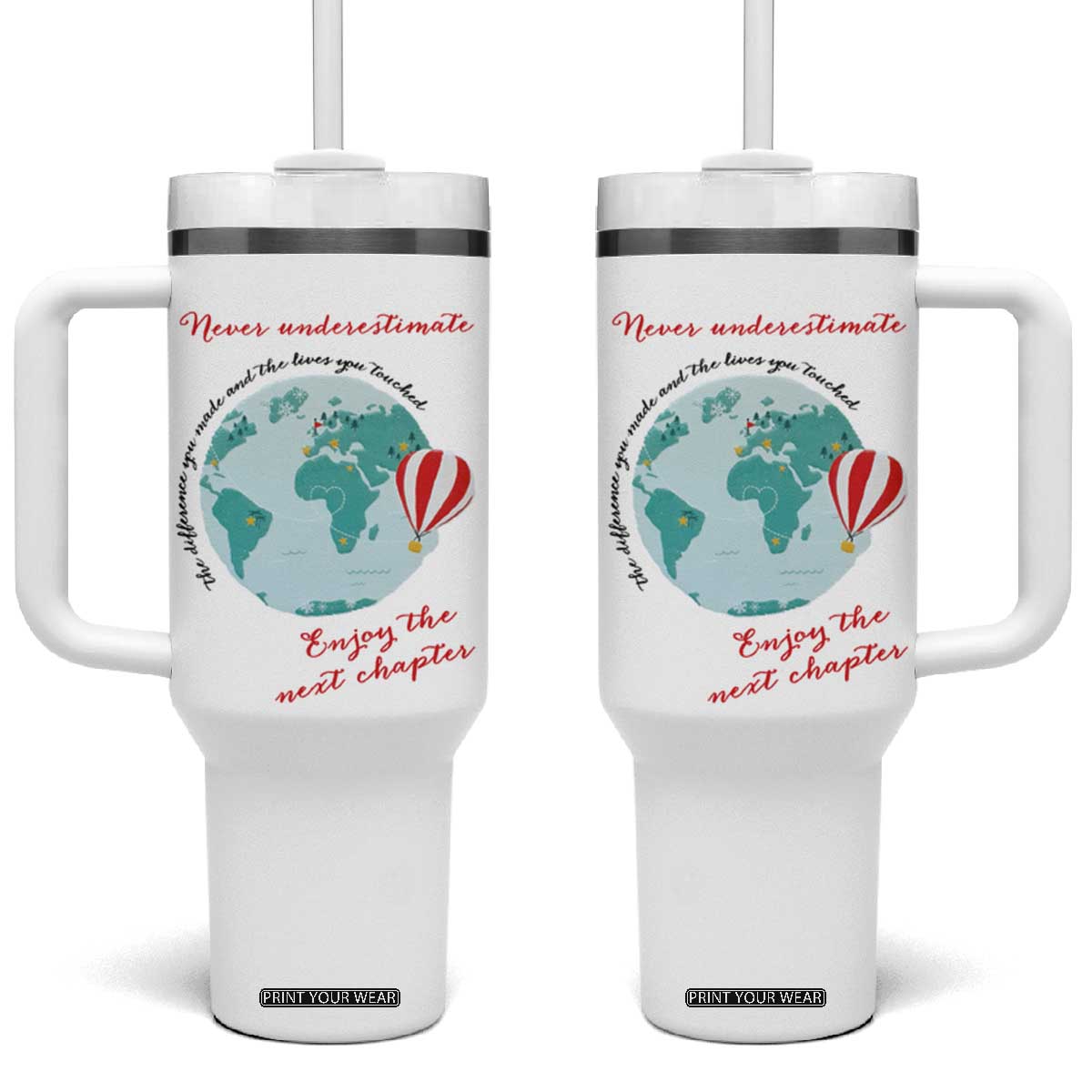 Retirement Gifts for Women 2024 Tumbler With Handle Coworker Leaving Farewell Gifts For Boss Coworkers Friends TB10 One Size: 40 oz White Print Your Wear