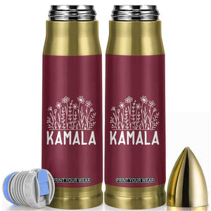 Kamala 2024 Bullet Tumbler Madam President USA America 2024 Election Flower TB10 Red Print Your Wear