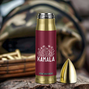 Kamala 2024 Bullet Tumbler Madam President USA America 2024 Election Flower TB10 Print Your Wear