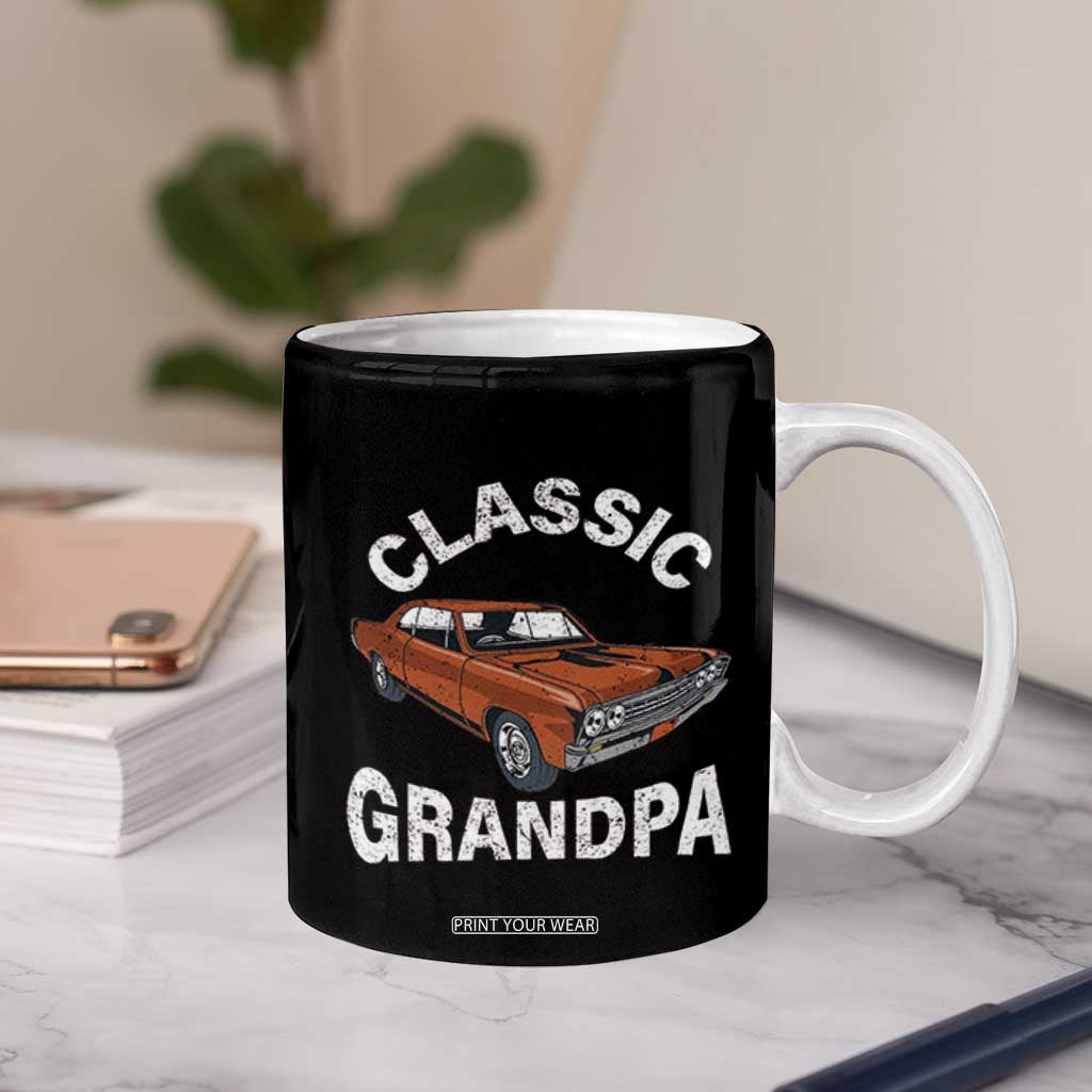 Funny Grandpa Classic Car Coffee Mug TB10 Print Your Wear