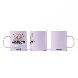 Personalized Booktrovert Coffee Mug Custom Name Funny Book Lovers Gifts For Women TB10 Print Your Wear