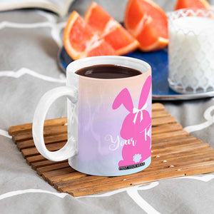 Personalized Rabbit Coffee Mug Custom Name Bunny Lovers Cute Easter Spring Gift for Women TB10 Print Your Wear