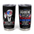 Christmas Gifts for Dad Tumbler Cup Best Dad Ever American Flag TB10 Black Print Your Wear