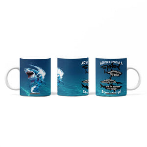 Shark Lovers Coffee Mug Everything Will Kill You So Choose Something Fun TB10 Print Your Wear