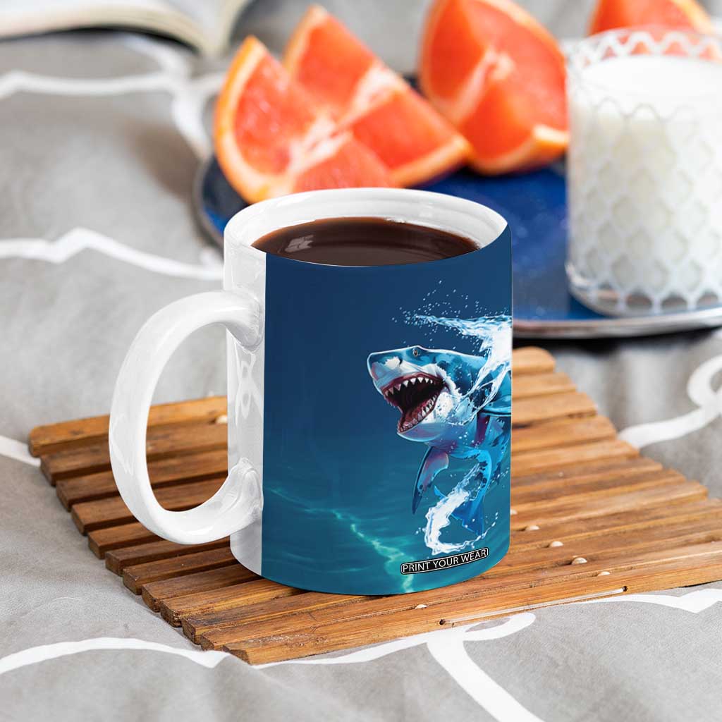 Shark Lovers Coffee Mug Everything Will Kill You So Choose Something Fun TB10 Print Your Wear