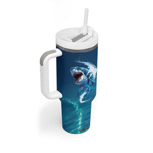 Shark Lovers Tumbler With Handle Everything Will Kill You So Choose Something Fun TB10 Print Your Wear