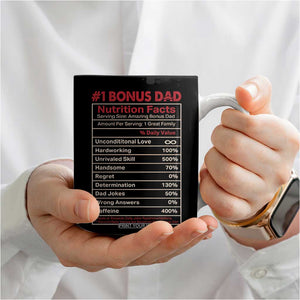 Bonus Dad Gifts Coffee Mug Stepdad American Flag Fathers Day TB10 Print Your Wear