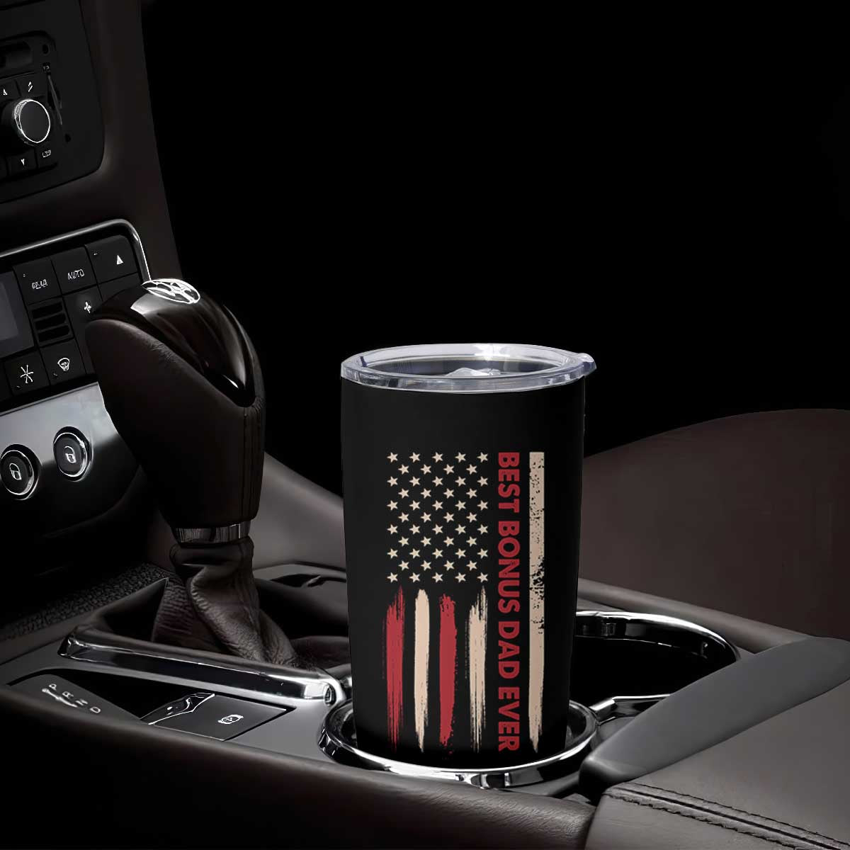 Bonus Dad Gifts Tumbler Cup Stepdad American Flag Fathers Day TB10 Print Your Wear