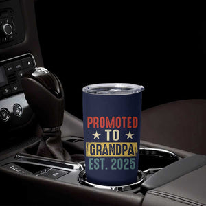 New Granddad Tumbler Cup Promoted To Grandpa Est.2025 Vintage TB10 Print Your Wear