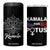 Harris Madam President 4 in 1 Can Cooler Tumbler Kamala For Potus TB10 One Size: 16 oz Black Print Your Wear