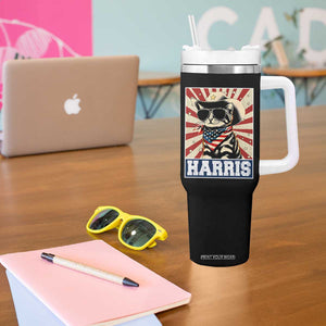 Kamala Madam President Tumbler With Handle Harris Funny Cat Lady TB10 Print Your Wear