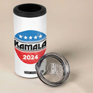 Harris Madam President 4 in 1 Can Cooler Tumbler Kamala 2024 TB10 Print Your Wear