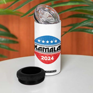 Harris Madam President 4 in 1 Can Cooler Tumbler Kamala 2024 TB10 Print Your Wear