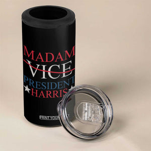 Harris 2024 4 in 1 Can Cooler Tumbler Madam President Fans Of Kamala TB10 Print Your Wear