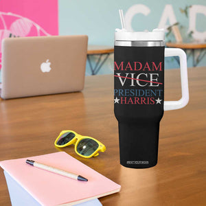 Harris 2024 Tumbler With Handle Madam President Fans Of Kamala TB10 Print Your Wear