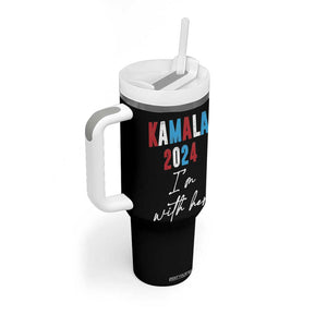 Kamala 2024 I'm With Her Tumbler With Handle Vote Madam Harris For President TB10 Print Your Wear