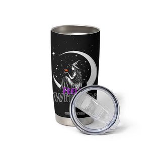 Halloween Gothic Witch Tumbler Cup Feeling Witchy Vibes Black Cat TB10 Print Your Wear