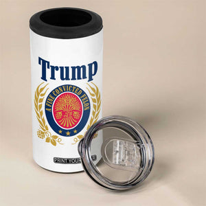 Funny Trump A Fine Convicted Felon 2024 Beer 4 in 1 Can Cooler Tumbler TB10 Print Your Wear