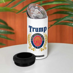 Funny Trump A Fine Convicted Felon 2024 Beer 4 in 1 Can Cooler Tumbler TB10 Print Your Wear