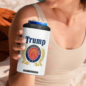 Funny Trump A Fine Convicted Felon 2024 Beer 4 in 1 Can Cooler Tumbler TB10 Print Your Wear