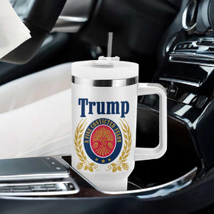 Funny Trump A Fine Convicted Felon 2024 Beer Tumbler With Handle TB10 Print Your Wear