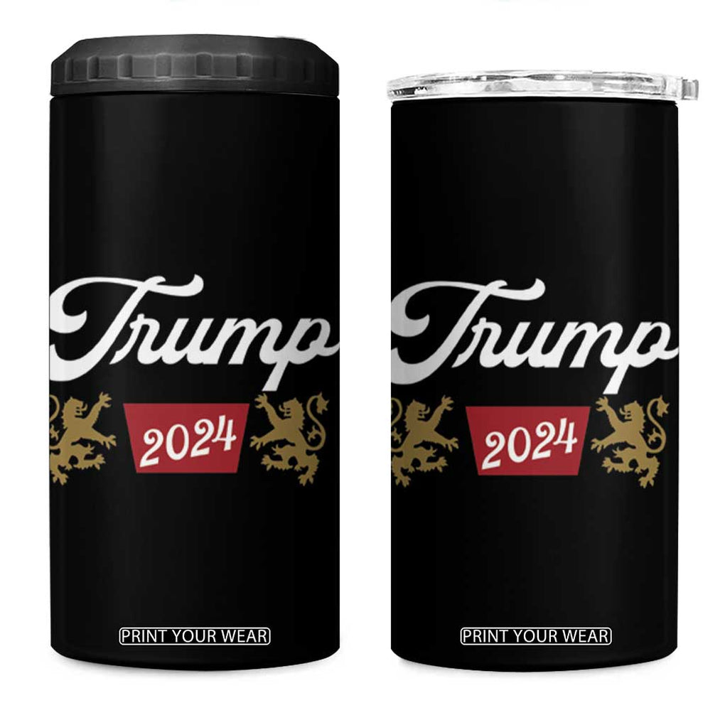 Trump A Fine Convicted Felon 2024 4 in 1 Can Cooler Tumbler Funny Beer Lover Gifts TB10 One Size: 16 oz Black Print Your Wear