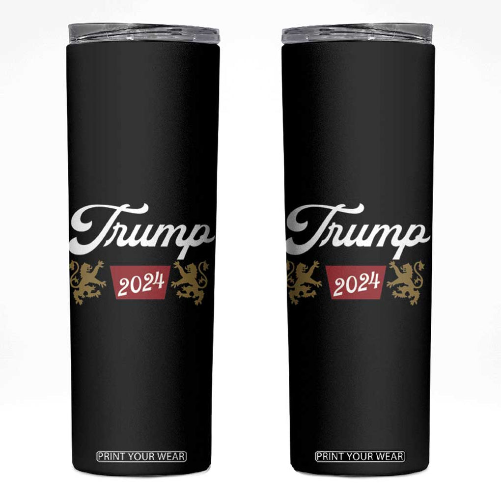 Trump A Fine Convicted Felon 2024 Skinny Tumbler Funny Beer Lover Gifts TB10 Black Print Your Wear