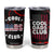 Christmas Gifts for Dad Tumbler Cup Cool Dads Club Father's Day American Flag TB10 Black Print Your Wear