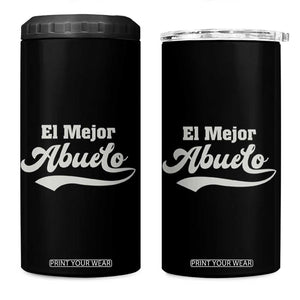 El Mejor Abuelo 4 in 1 Can Cooler Tumbler Fathers day Dia Del Padre Best Abuelo Gifts In Spanish TB10 One Size: 16 oz Black Print Your Wear